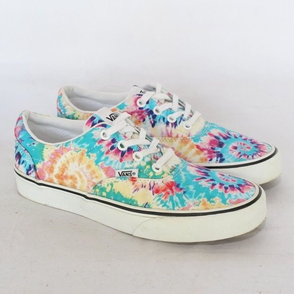 Vans Doheny Skate Shoes Multicolor Paradise Tie Die Size 7.5 Low Sneakers Retro